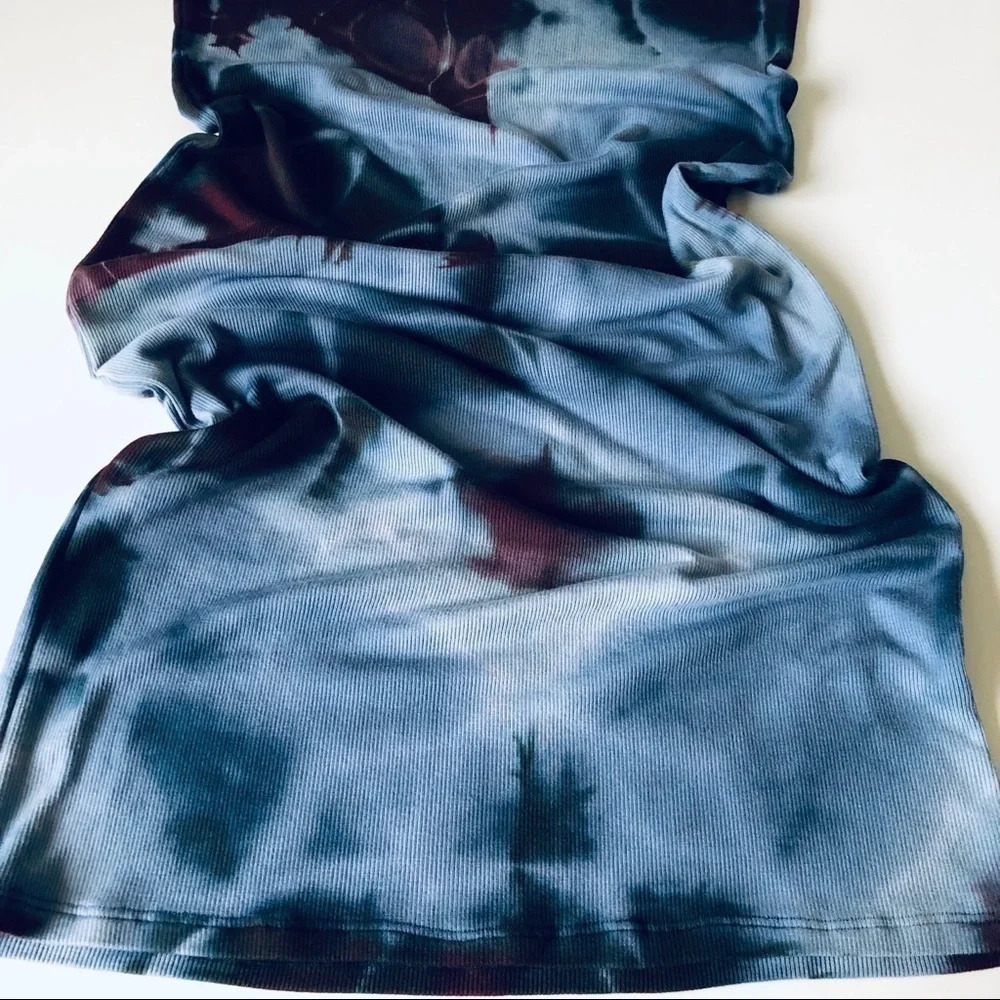 Brightly Twisted Sleeveless Tie Dye‎ Ribbed Dress S - Picture 4 of 7